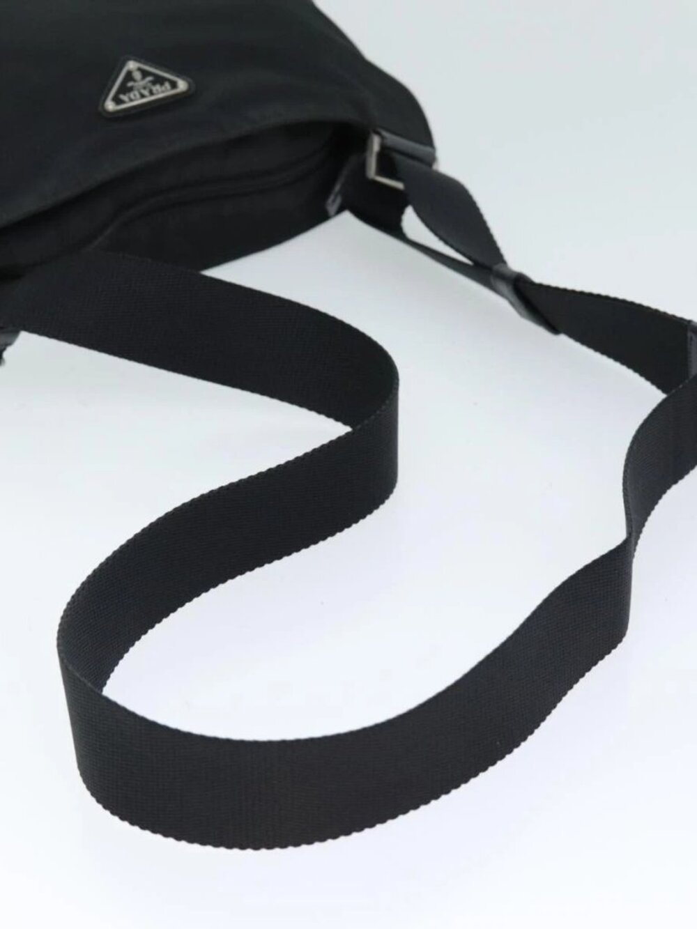 PRADA Shoulder Bag Nylon Black Auth 72842 - Picture 8 of 16